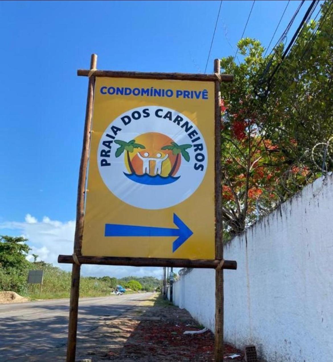 Casa Cinza Na Praia Dos Carneiros Em Condominio A Beira-Mar Экстерьер фото